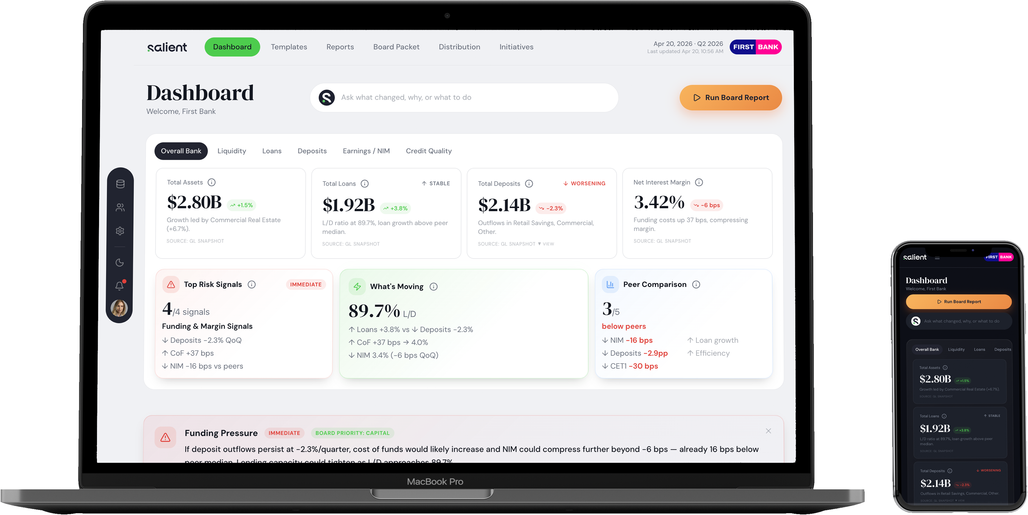 Salient Risks Salient — Automated Board Reporting for Financial Institutions